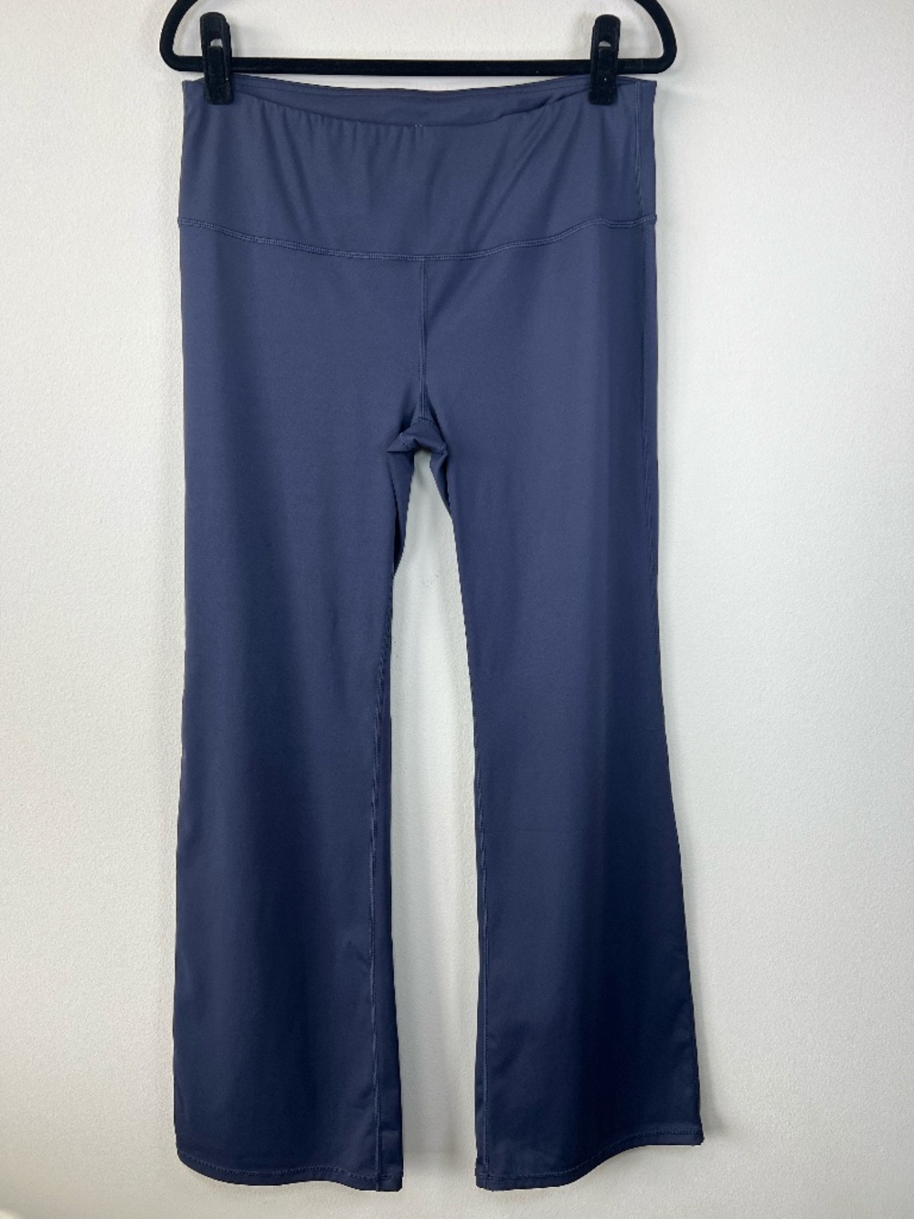 Wide Leg Athletic Pants Navy Blue Pull On Pocket Yoga Activewear Athleisure  XXL